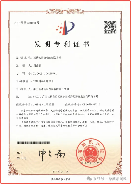 zoty中欧体育全站(中国)APP下载发明专利证书
